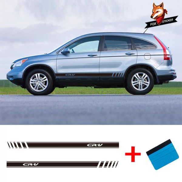 Car Sticker Vehicle Auto Decals Wraps Body Graphics Vinyl Car Van Styling Side Stripes Sticker for Honda CR-V